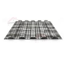 Профнастил НС35-0.5, Ширина-1000, ECOSTEEL Белый Плитняк
