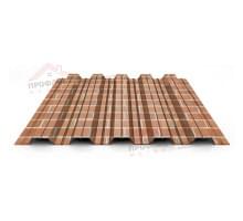 Профнастил НС35-0.5, Ширина-1000, ECOSTEEL Кирпичная Кладка