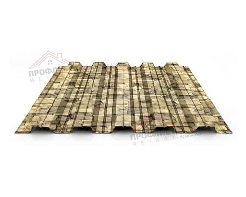 Профнастил НС35-0.5, Ширина-1000, ECOSTEEL Песчаник