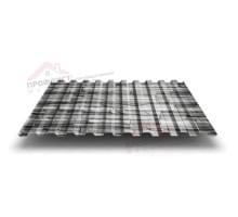 Профнастил C21-0.5, Ширина-1000, ECOSTEEL Белый Плитняк