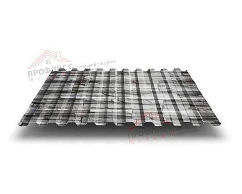 Профнастил C21-0.5, Ширина-1000, ECOSTEEL Белый Плитняк
