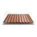 Профнастил C21-0.5, Ширина-1000, ECOSTEEL Кирпич