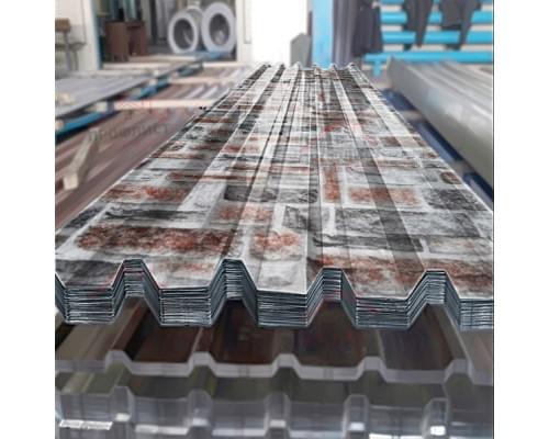 Профнастил С44-1000-0.5 ECOSTEEL Кварцевый Сланец Профнастил С44-1000-0.5 ECOSTEEL Кварцевый Сланец