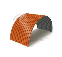 Профнастил МП10ПГ-0.5, Ширина-1100, AGNETA Copper/Copper