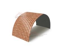 Профнастил МП10ПГ-0.5, Ширина-1100, ECOSTEEL Кирпич