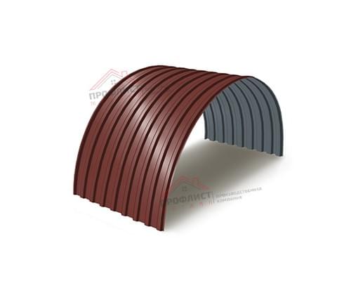 Профнастил МП20ПГ-0.5, Ширина-1100, Полиэстер RAL3009
