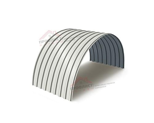 Профнастил МП20ПГ-0.5, Ширина-1100, Полиэстер RAL9010
