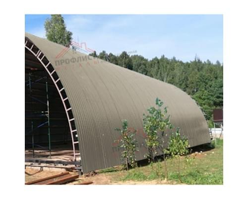 Профнастил НС35ПГ-0.5, Ширина-1000, Полиэстер RAL1035
