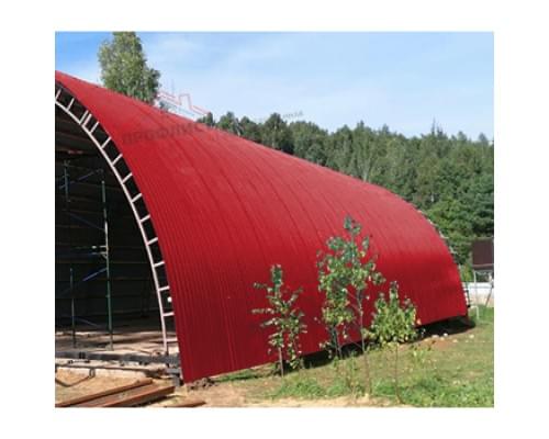 Профнастил НС35ПГ-0.5, Ширина-1000, Полиэстер RAL3020
