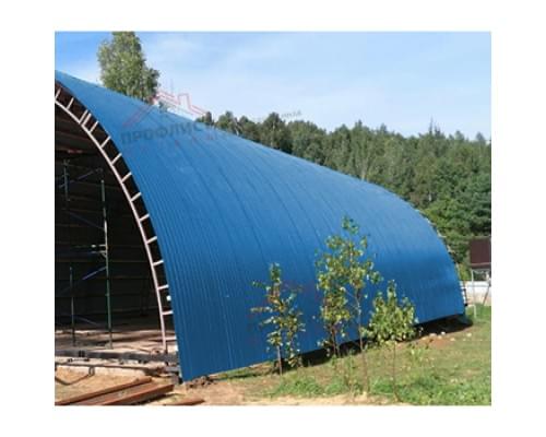 Профнастил НС35ПГ-0.5, Ширина-1000, Полиэстер RAL5015