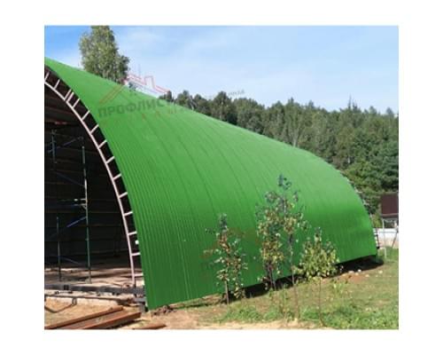 Профнастил НС35ПГ-0.5, Ширина-1000, Полиэстер RAL6018