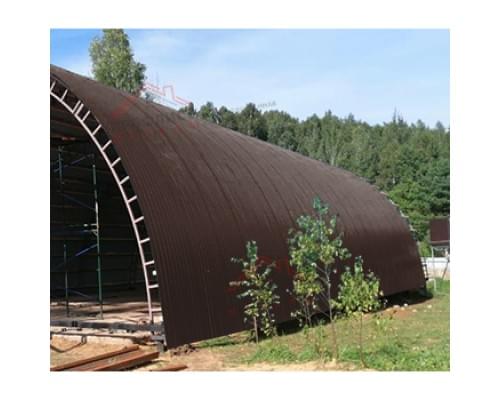 Профнастил НС35ПГ-0.5, Ширина-1000, Полиэстер RAL8017
