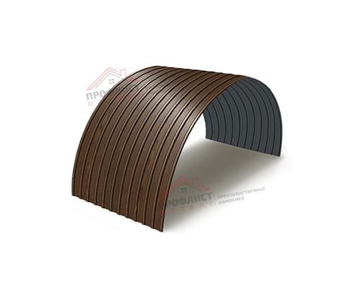 Профнастил С10ПГ-1160-0.5 ECOSTEEL Мореный Дуб