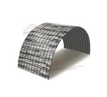 Профнастил СС10ПГ-1160-0.5 ECOSTEEL Белый Плитняк
