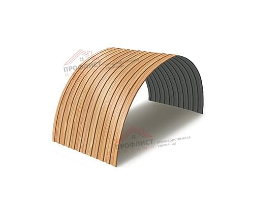 Профнастил СС10ПГ-1160-0.5 ECOSTEEL Лиственница Профнастил СС10ПГ-1160-0.5 ECOSTEEL Лиственница