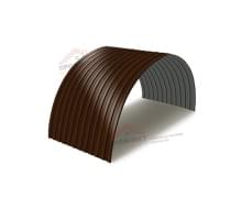Профнастил СС10ПГ-1160-0.5 ECOSTEEL Темное дерево