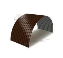 Профнастил СС10ПГ-1160-0.5 ECOSTEEL Темное дерево Профнастил СС10ПГ-1160-0.5 ECOSTEEL Темное дерево
