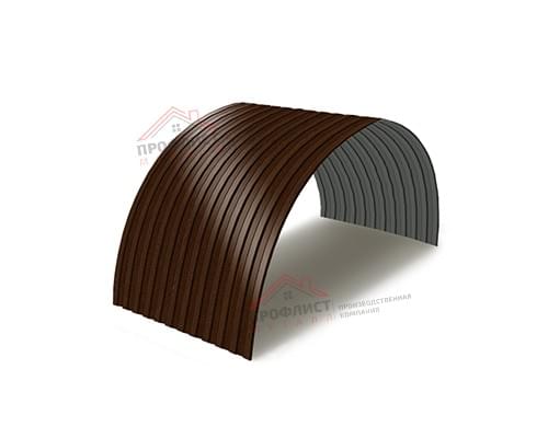 Профнастил СС10ПГ-1160-0.5 ECOSTEEL Темное дерево Профнастил СС10ПГ-1160-0.5 ECOSTEEL Темное дерево
