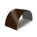 Профнастил СС10ПГ-1160-0.5 ECOSTEEL Темное дерево