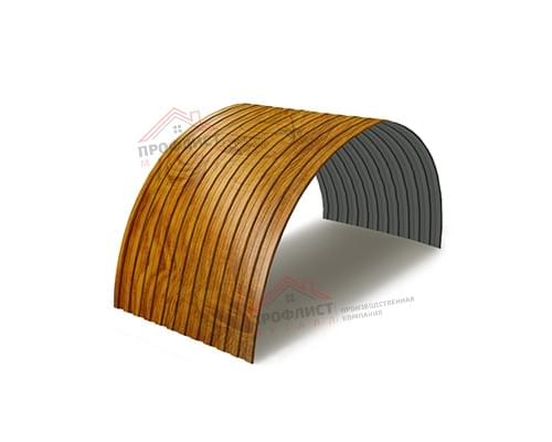 Профнастил СС10ПГ-1160-0.5 ECOSTEEL_T Золотой Дуб Профнастил СС10ПГ-1160-0.5 ECOSTEEL_T Золотой Дуб