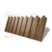 Профнастил фигурный С20 - 0,45 Окрас - Б, PT-Двухсторонний Elite с пленкой Antique Wood.