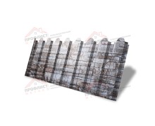 Профнастил фигурный С20 - 0,45 Окрас - А, Print Elite Fine Stone.