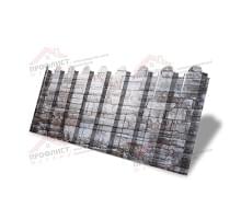 Профнастил фигурный С20 - 0,45 Окрас - А, Print Elite Fine Stone.