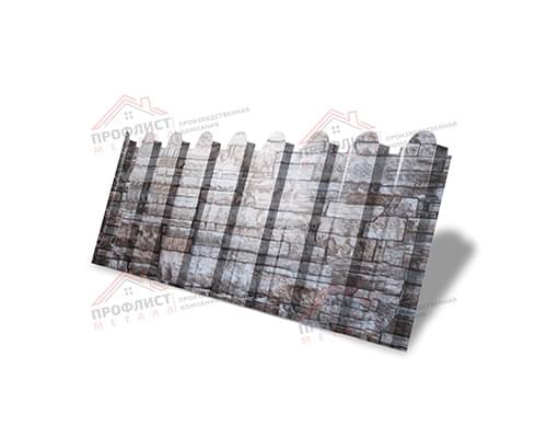 Профнастил фигурный С20 - 0,45 Окрас - А, Print Elite Fine Stone. Профнастил фигурный С20 - 0,45 Окрас - А, Print Elite Fine Stone.