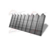 Профнастил фигурный С20 - 0,45 Окрас - А, Print Premium Silver Wood.