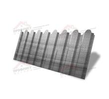 Профнастил фигурный С20 - 0,45 Окрас - А, Print Premium Silver Wood.