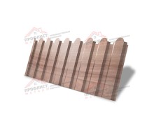 Профнастил фигурный С20 - 0,45 Окрас - А, Print Elite White Wood.