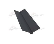 Планка ендовы верхней 115х30х115 0,5 Satin с пленкой