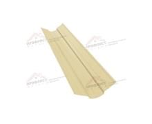 Планка ендовы верхней фигурной 100x100 0,5 Velur