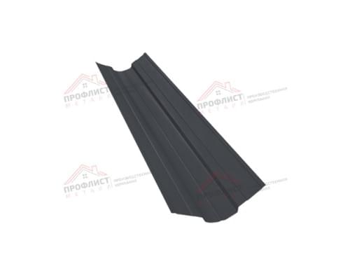 Планка ендовы верхней фигурной 150x150 0,5 Quarzit PRO Matt