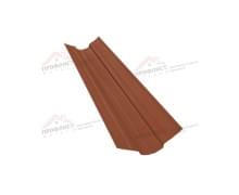 Планка ендовы верхней фигурной 100x100 0,4 PE