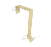 Планка торцевая фальц 60х97 0,5 Satin Мatt Планка торцевая фальц 60х97 0,5 Satin Мatt