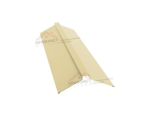 Планка конька плоского 150х40х150 0,45 PE с пленкой