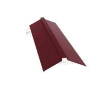 Планка конька плоского 150х40х150 0,5 Satin с пленкой