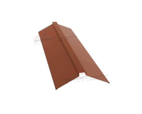 Планка конька плоского 115х30х115 0,5 Satin Мatt