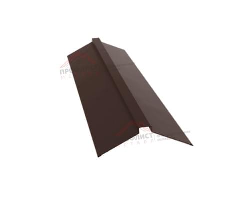 Планка конька плоского 115х30х115 0,5 Quarzit lite с пленкой