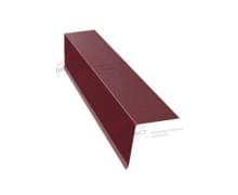 Планка конька односкатной кровли 160x160 0,45 PE с пленкой