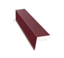 Планка конька односкатной кровли 160x160 0,45 PE с пленкой