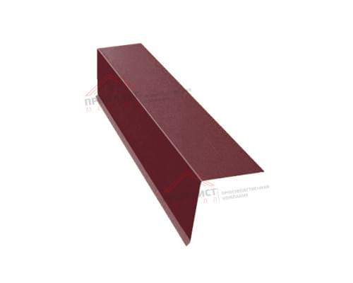 Планка конька односкатной кровли 160x160 0,45 PE с пленкой
