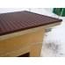 Планка конька односкатной кровли 160x160 0,45 Drap