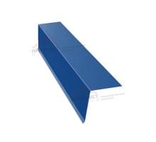 Планка конька односкатной кровли 160x160 0,5 Satin с пленкой