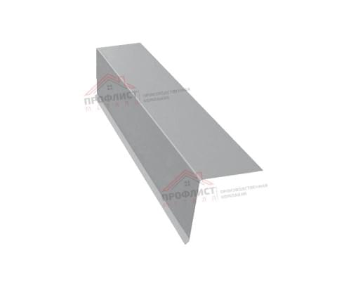 Планка конька односкатной кровли 160x160 0,5 Satin Мatt