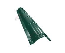 Планка конька полукруглого 0,5 GreenCoat Pural BT, matt