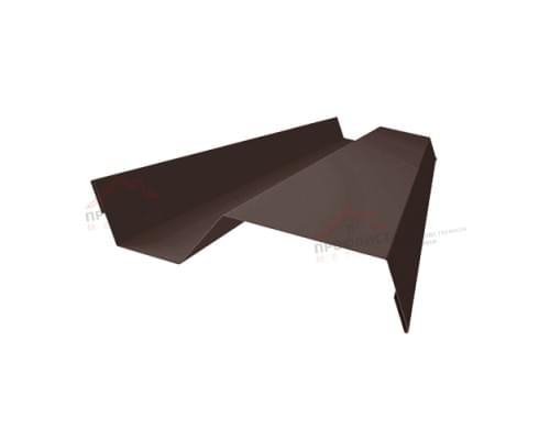 Планка примыкания в накладку 25х17х35х17 0,5 Satin Мatt
