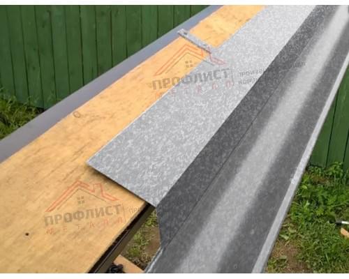 Планка карнизная 100х65 0,45 Оцинкованный