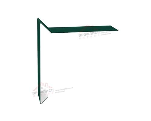 Планка ветровая для мягкой кровли 130х25х100 0,5 Rooftop Matte